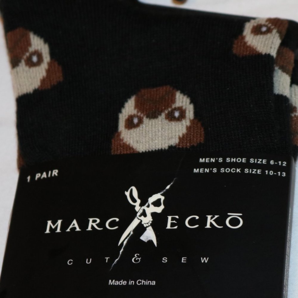 Cut & Sew by Marc Ecko - Pug Life Designer Socks